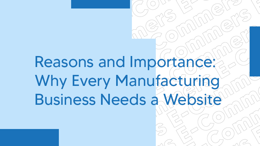 Professional manufacturing website development company
